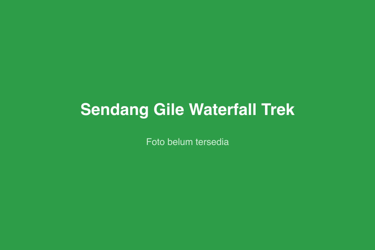 Sendang Gile Waterfall Trek