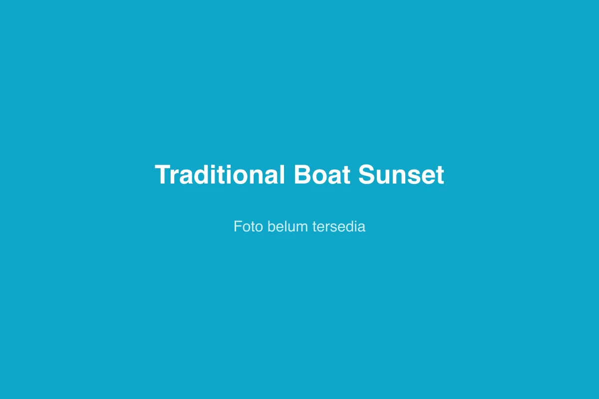 Traditional Boat Sunset