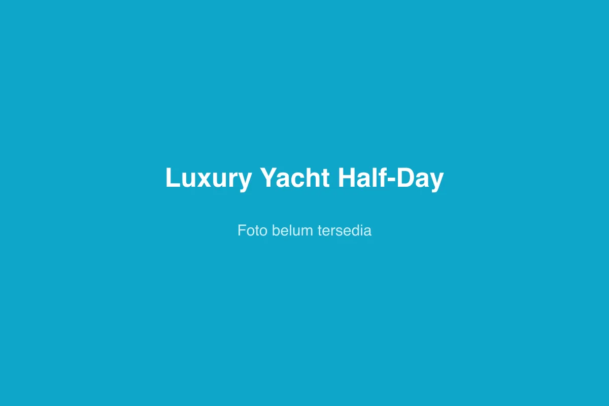Luxury Yacht Half-Day